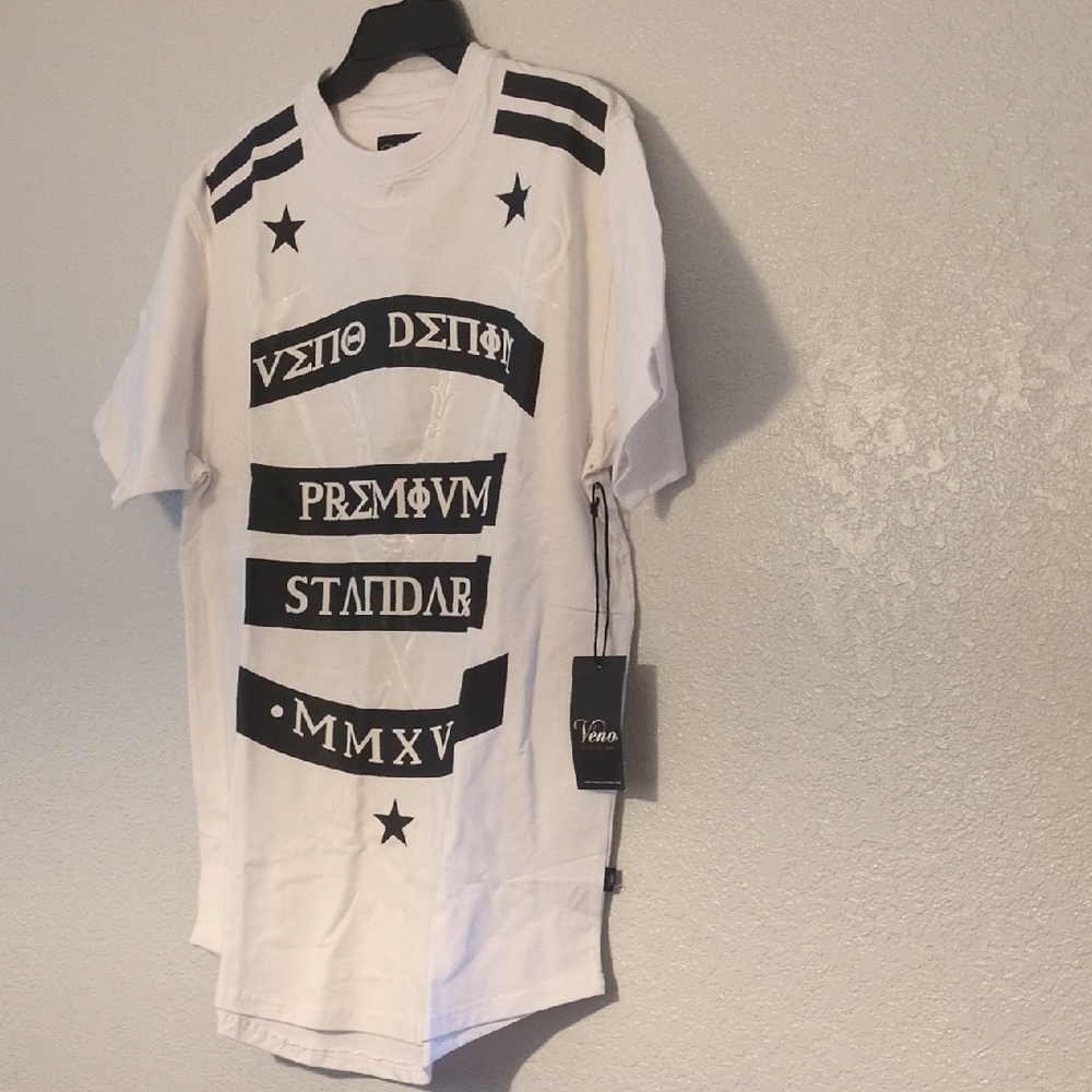 White Graphic Men's T-Shirt